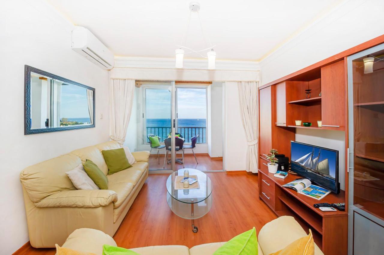 Spinola Bay Top Floor Seafront 3 Bedroom Apartment With Panoramic Sea Views - By Getawaysmalta St. Julian's Exterior foto