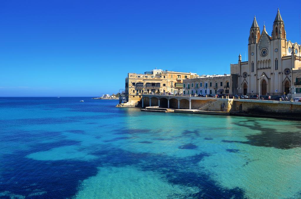 Spinola Bay Top Floor Seafront 3 Bedroom Apartment With Panoramic Sea Views - By Getawaysmalta St. Julian's Exterior foto
