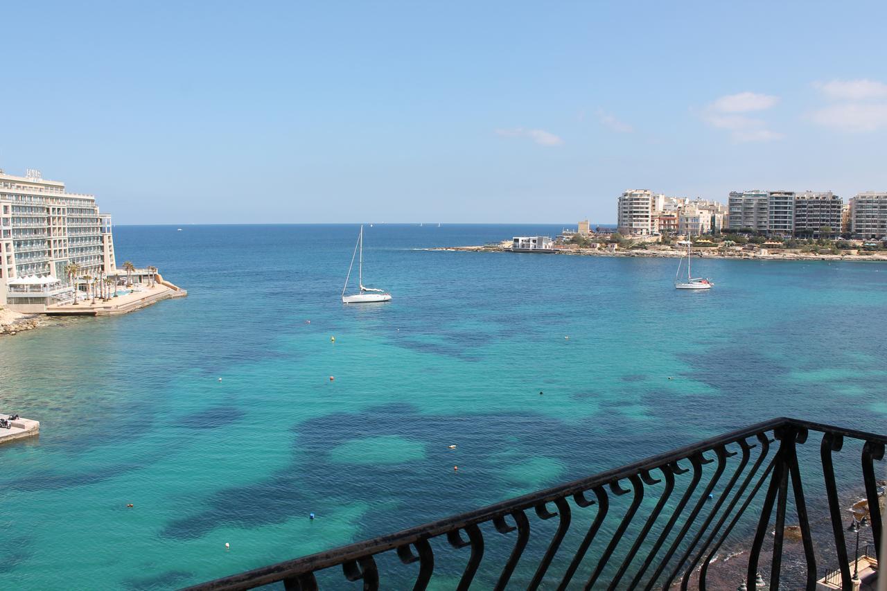 Spinola Bay Top Floor Seafront 3 Bedroom Apartment With Panoramic Sea Views - By Getawaysmalta St. Julian's Exterior foto